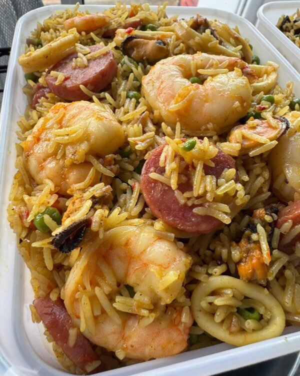 Pro Max Fried Rice (includes seafood mix, beef chunks, Chicken chunks)